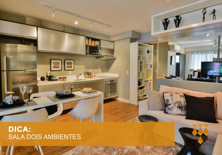 Sala dois ambientes: ideias para um projeto integrado!