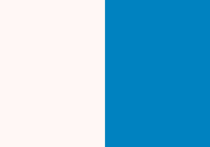Imagem em destaque das cores branco e azul