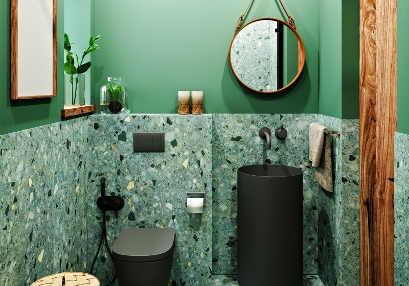lavabo verde