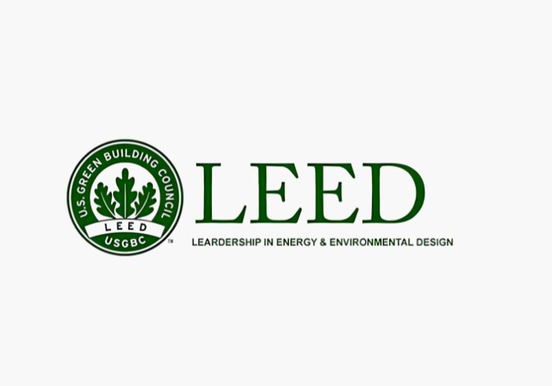 Logo do LEED, certificação em construção sustentável