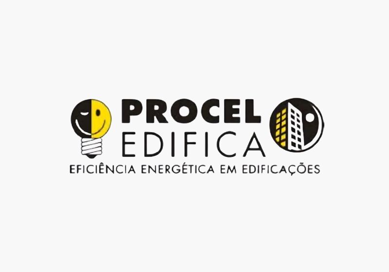 Logo do Procel Edifica sobre eficiência energética